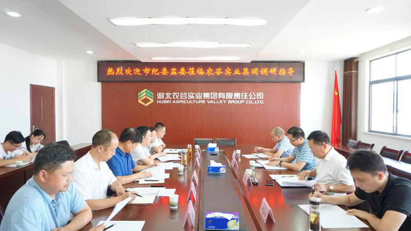 市纪委监委调研组莅临湖北农谷实业集团调研指导